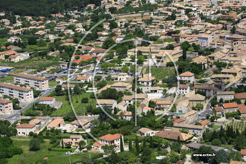 Photo arienne de Laudun