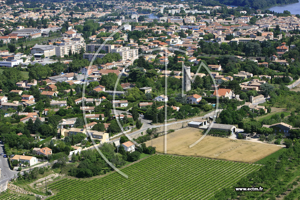 Photo arienne de Pont Saint Esprit