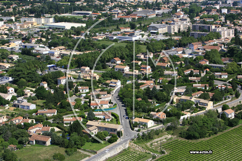 Photo arienne de Pont Saint Esprit