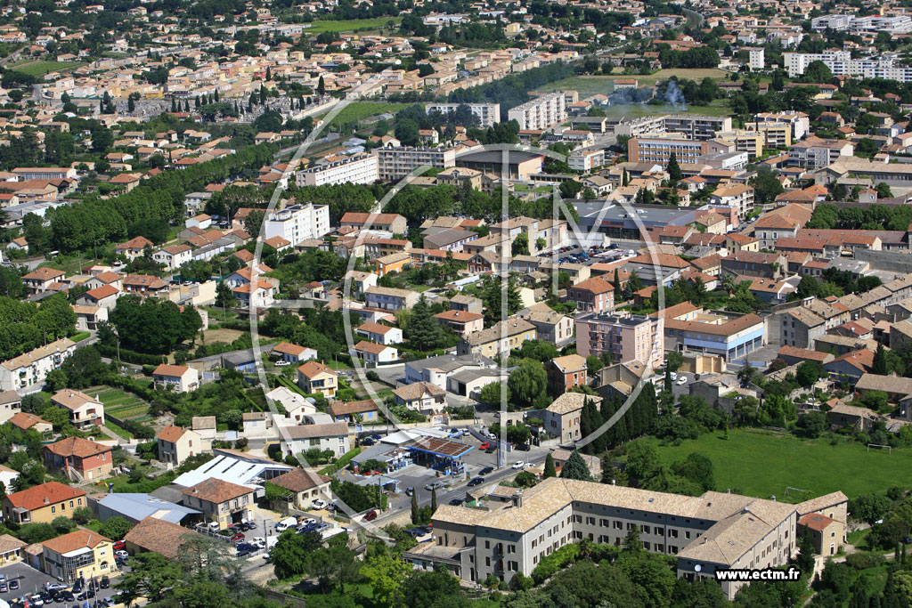 Photo arienne de Pont Saint Esprit