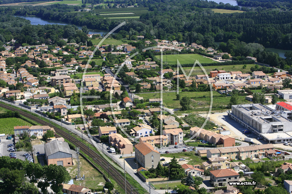 Photo arienne de Pont Saint Esprit