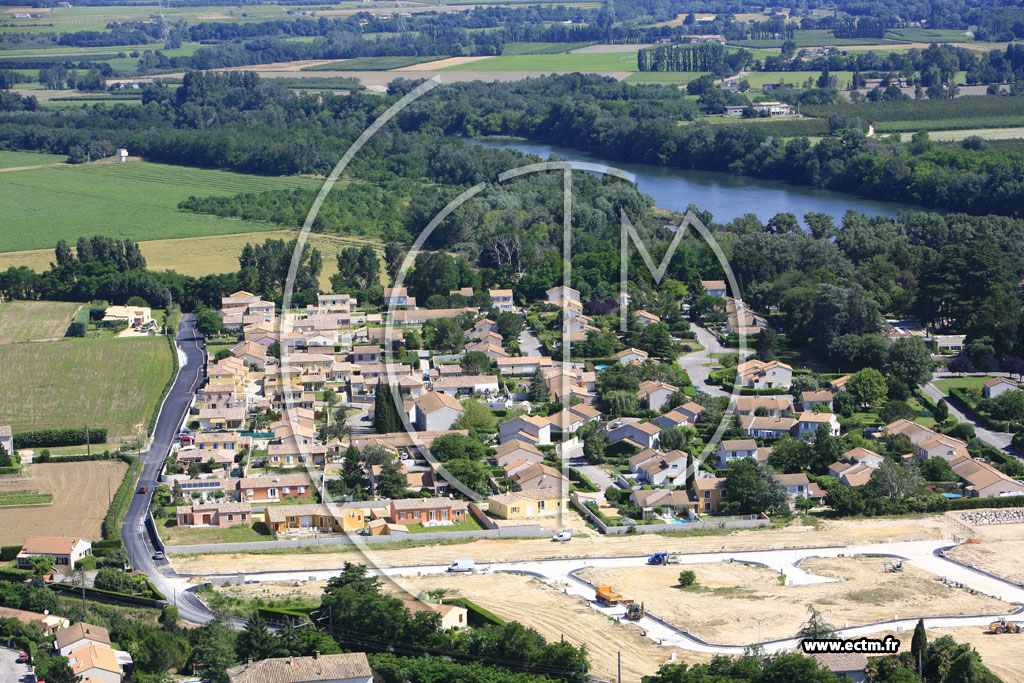 Photo arienne de Pont Saint Esprit