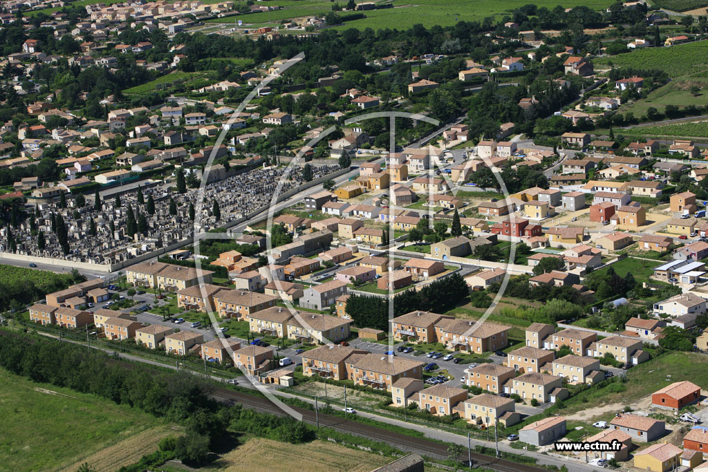 Photo arienne de Pont Saint Esprit
