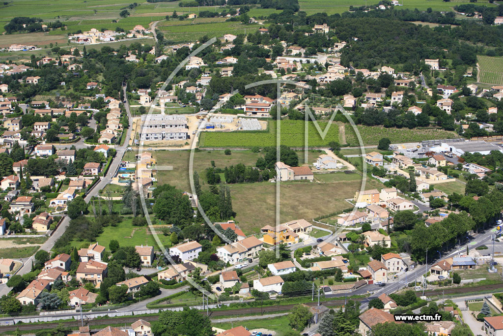 Photo arienne de Pont Saint Esprit