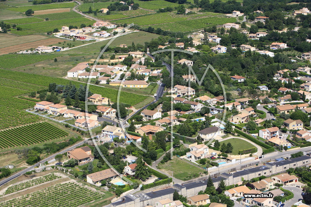 Photo arienne de Pont Saint Esprit