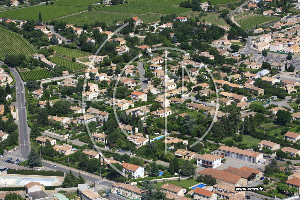 Photo arienne de Pont Saint Esprit
