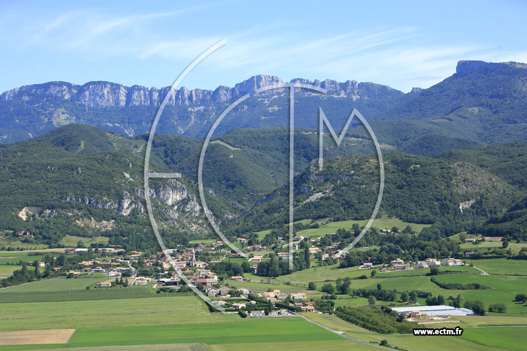 Photo arienne de Saint Vincent la Commanderie