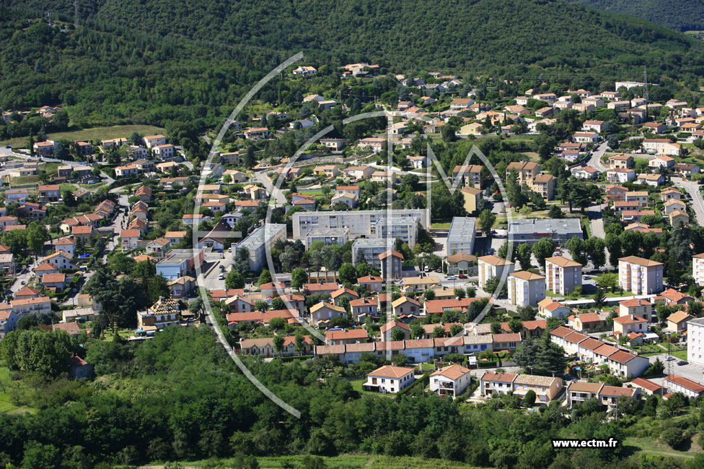 Photo arienne de La Voulte sur Rhne