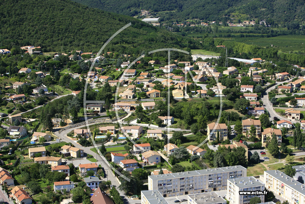 Photo arienne de La Voulte sur Rhne