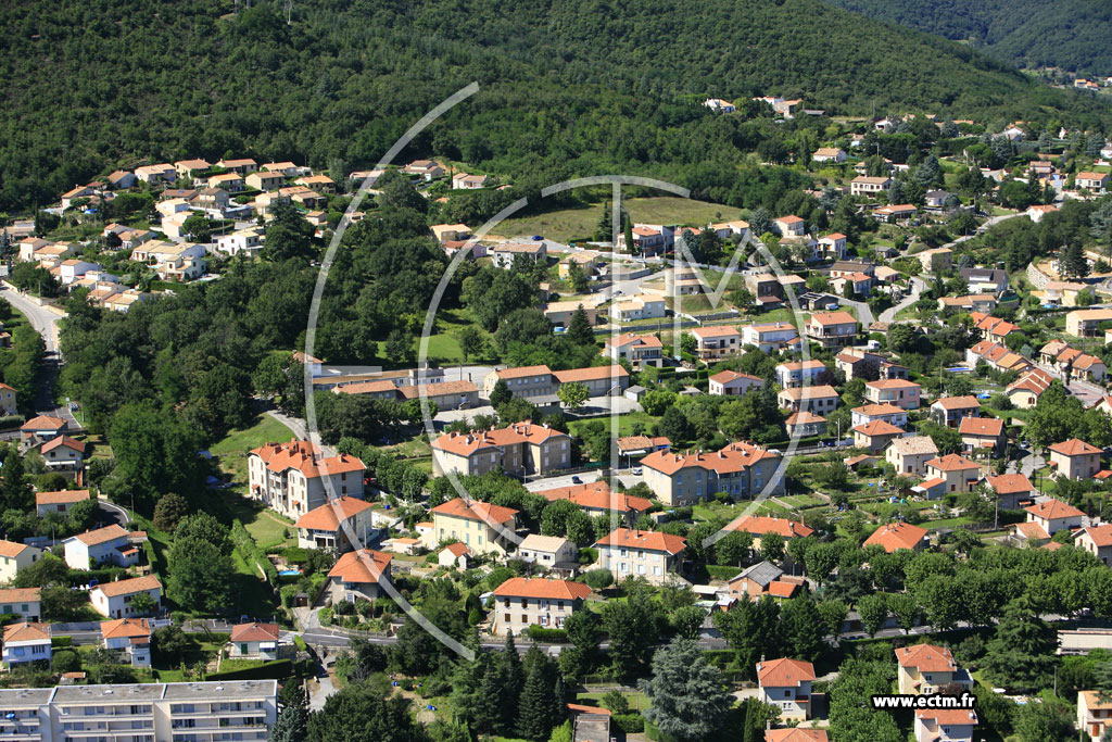 Photo arienne de La Voulte sur Rhne