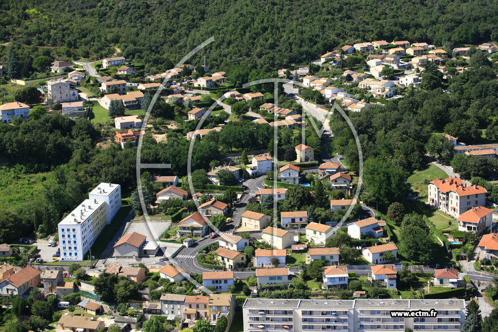 Photo arienne de La Voulte sur Rhne