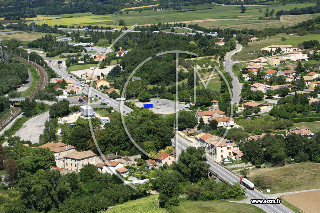 Photo arienne de Les Tourettes (le Logis Neuf)