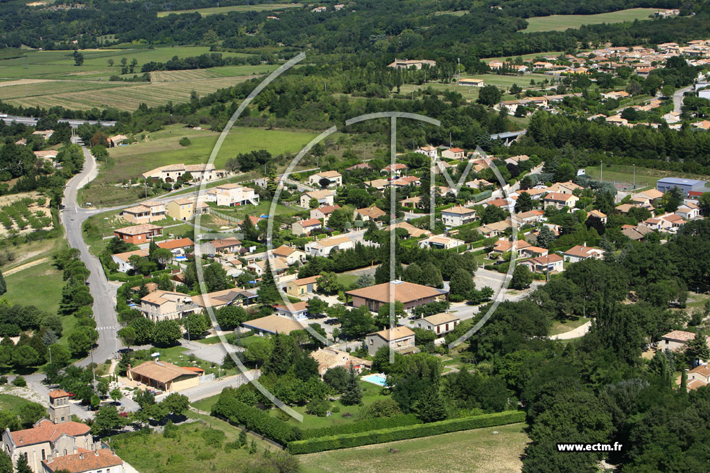 Photo arienne de Les Tourettes (le Logis Neuf)