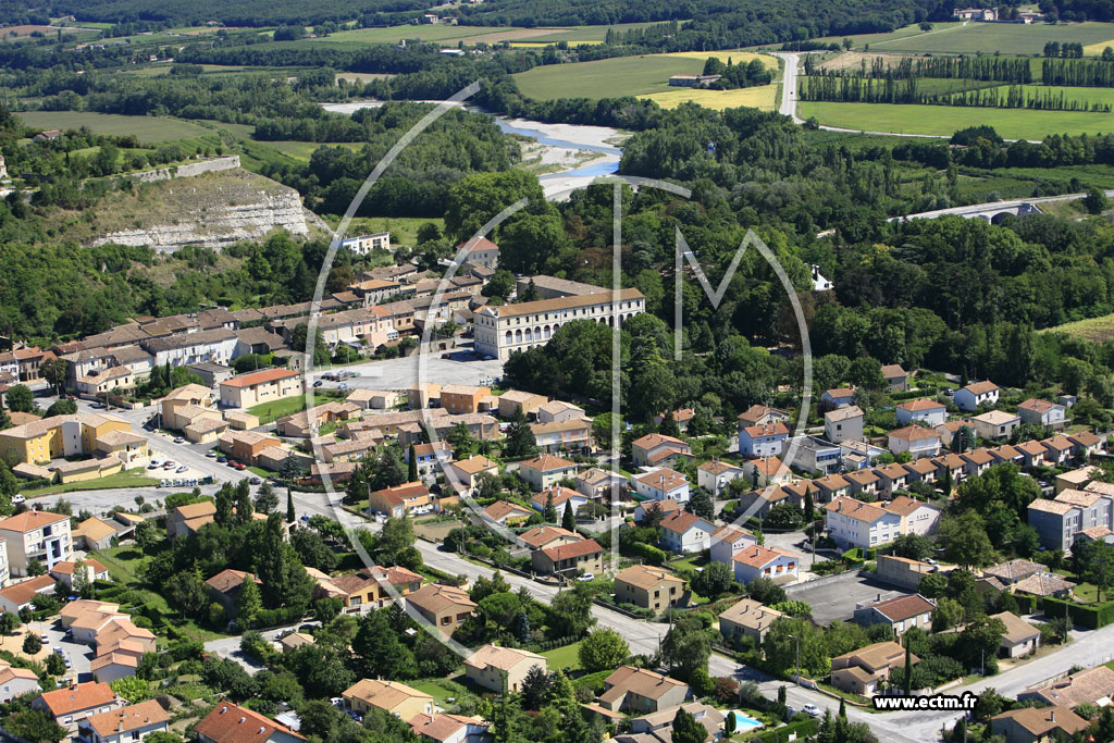 Photo arienne de Livron sur Drme