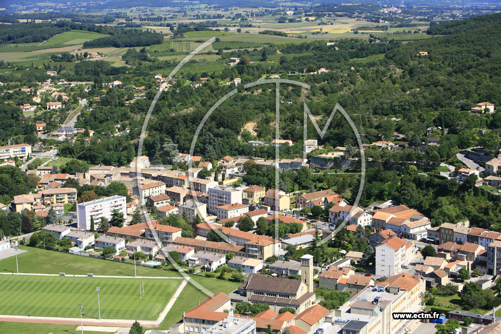 Photo arienne de Livron sur Drme
