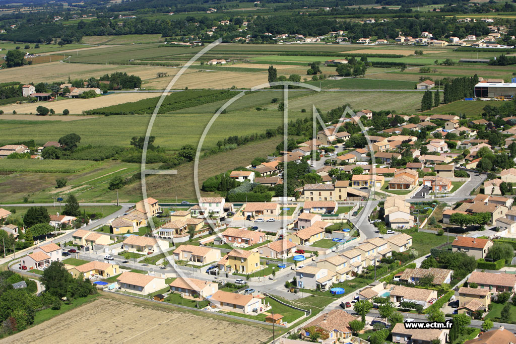 Photo arienne de Livron sur Drme