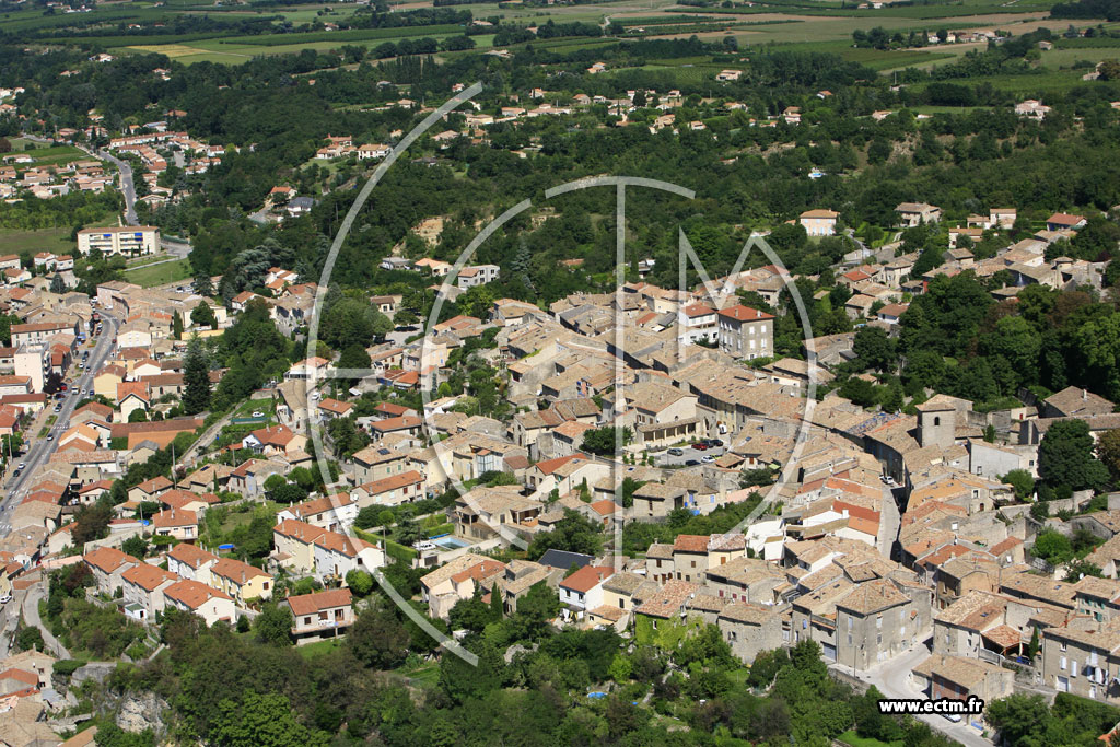 Photo arienne de Livron sur Drme