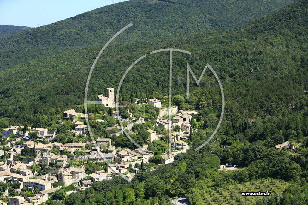 Photo arienne de Mirmande