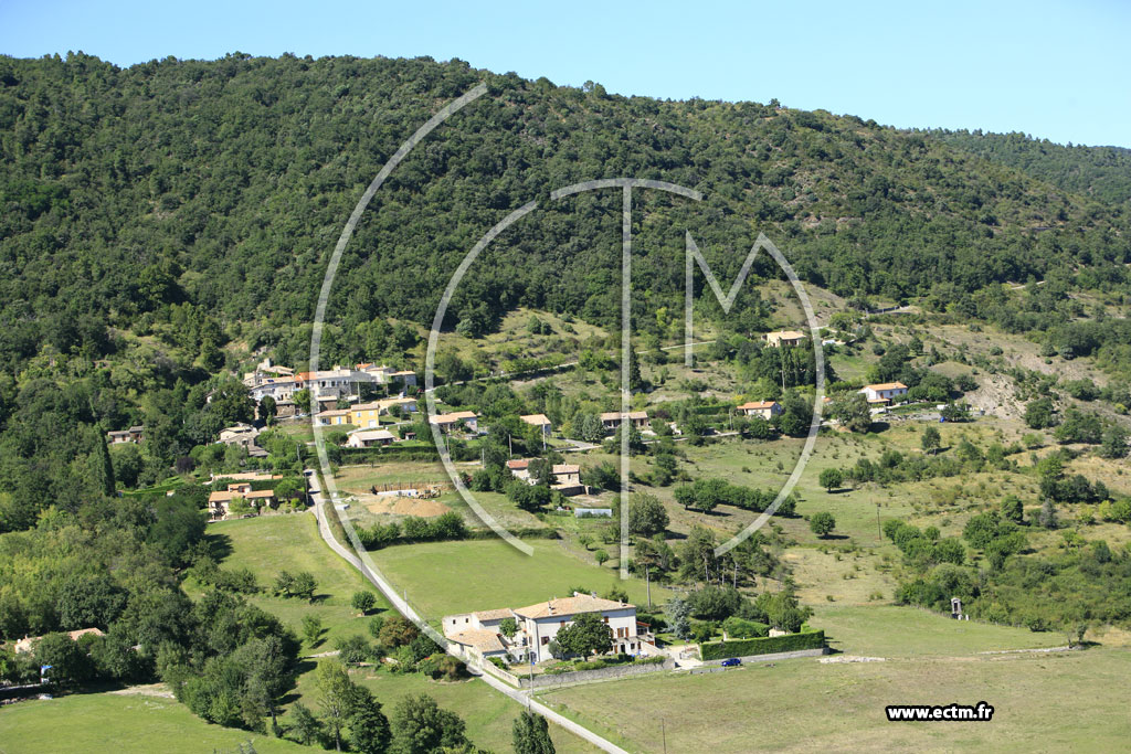 Photo arienne de Rompon (les Fonts du Pouzin)