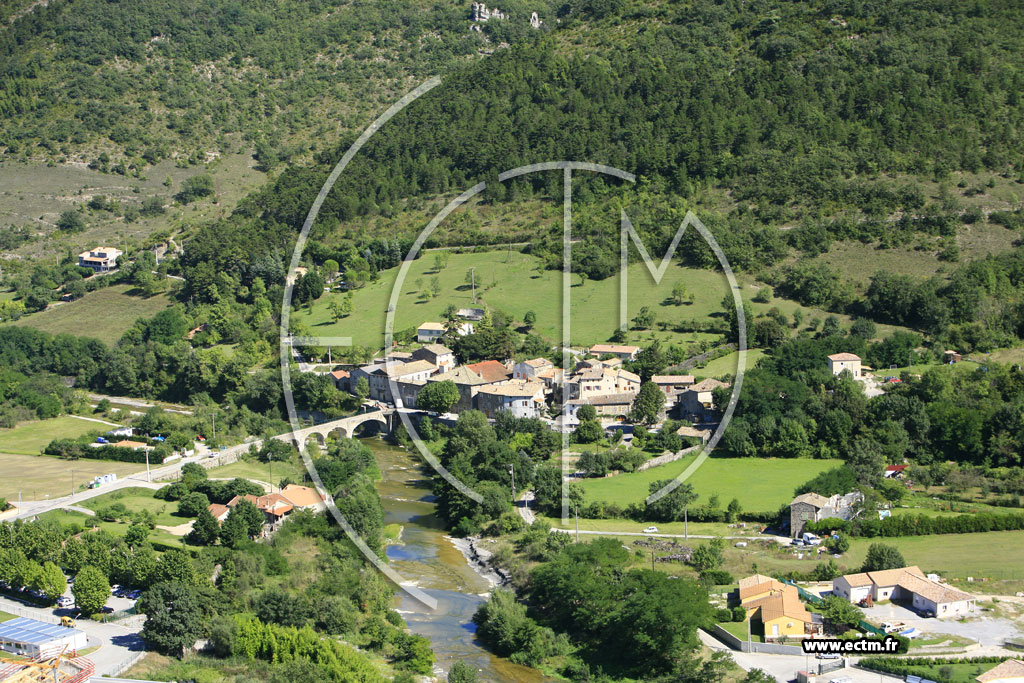Photo arienne de Saint Julien en Saint Alban