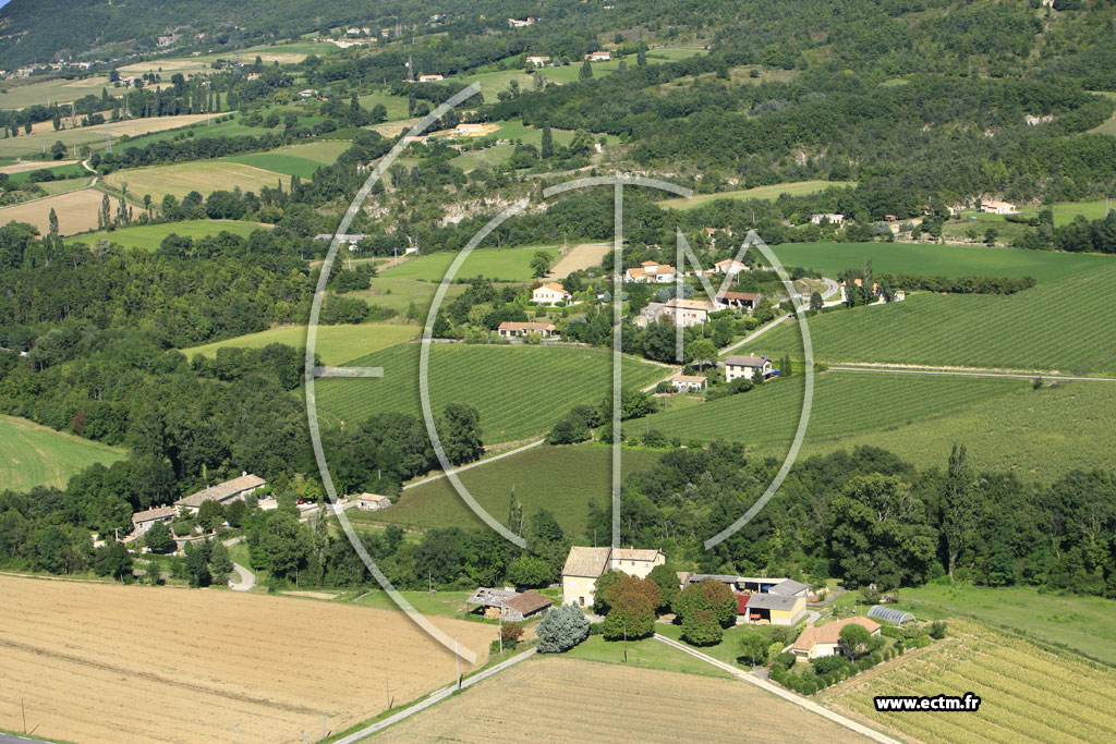 Photo arienne de Saint Lager Bressac