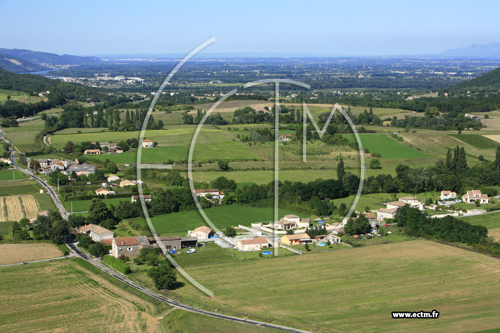 Photo arienne de Saint Lager Bressac