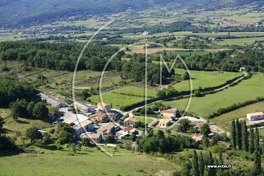 Photo arienne de Saint Lager Bressac