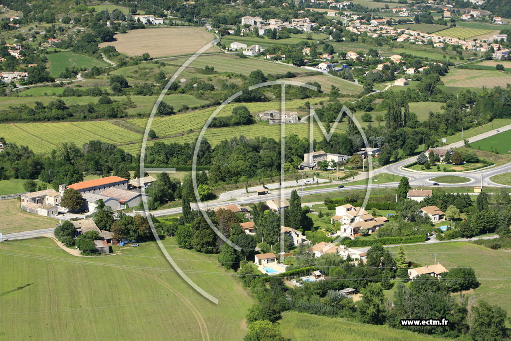 Photo arienne de Saint Symphorien sous Chomerac