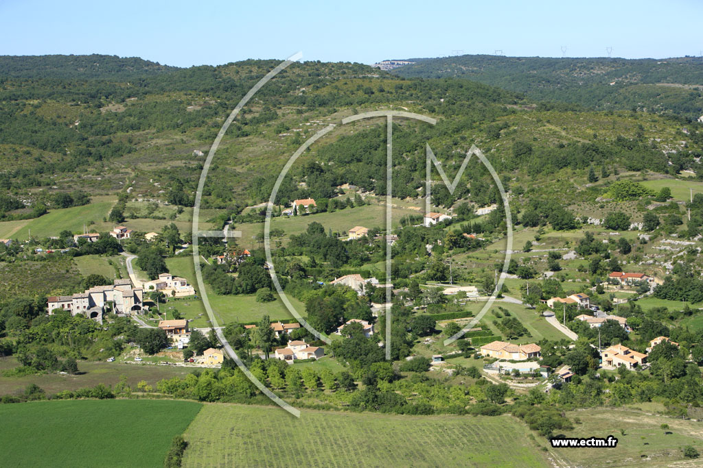 Photo arienne de Saint Symphorien sous Chomerac