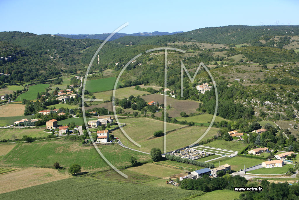 Photo arienne de Saint Symphorien sous Chomerac