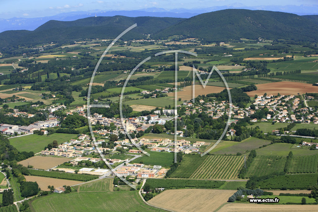 Photo arienne de Saulce sur Rhne