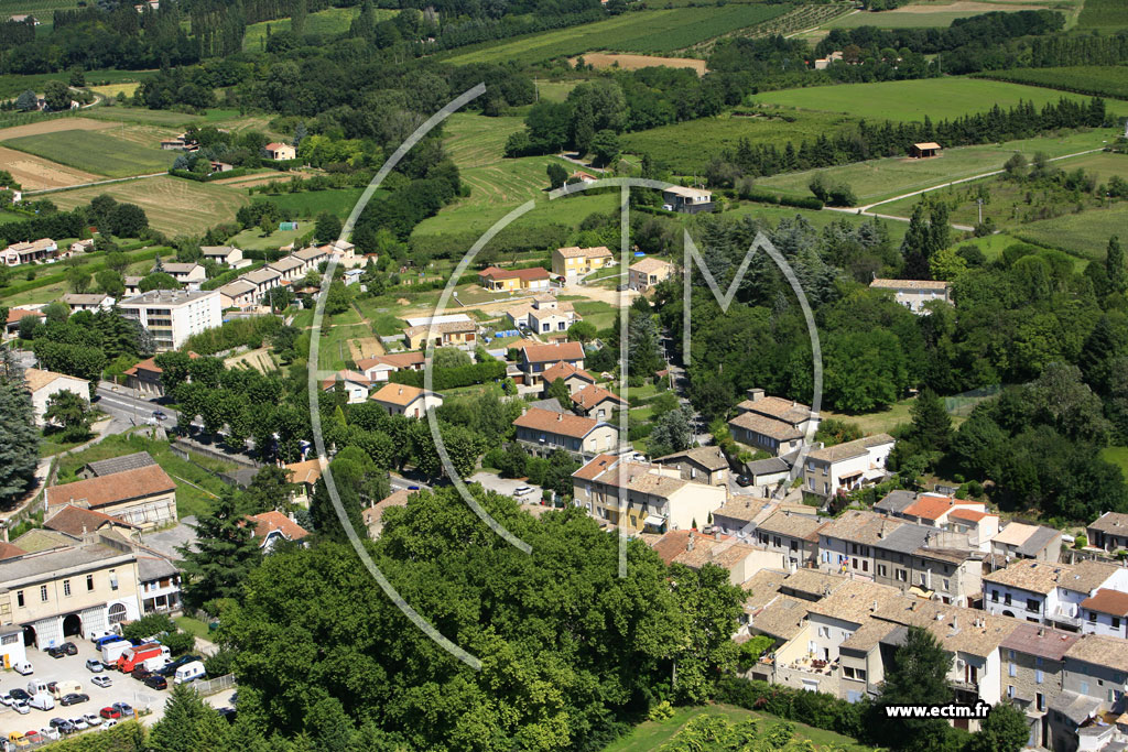 Photo arienne de Saulce sur Rhne