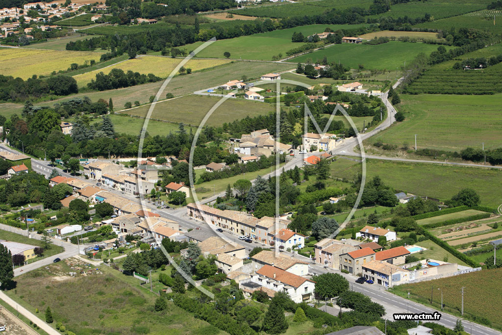 Photo arienne de Saulce sur Rhne (les Reys de Saulce)