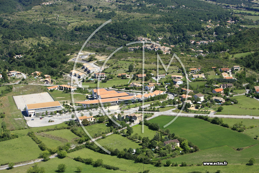 Photo arienne de Privas (Tauleac)