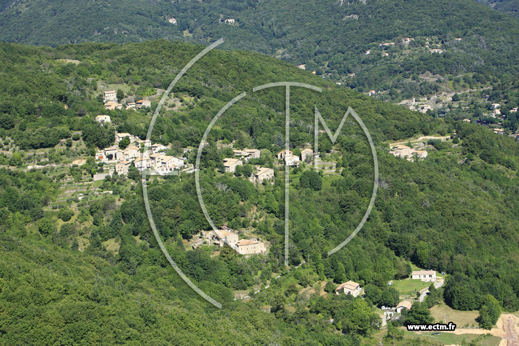 Photo arienne de Burzet (la Valette)
