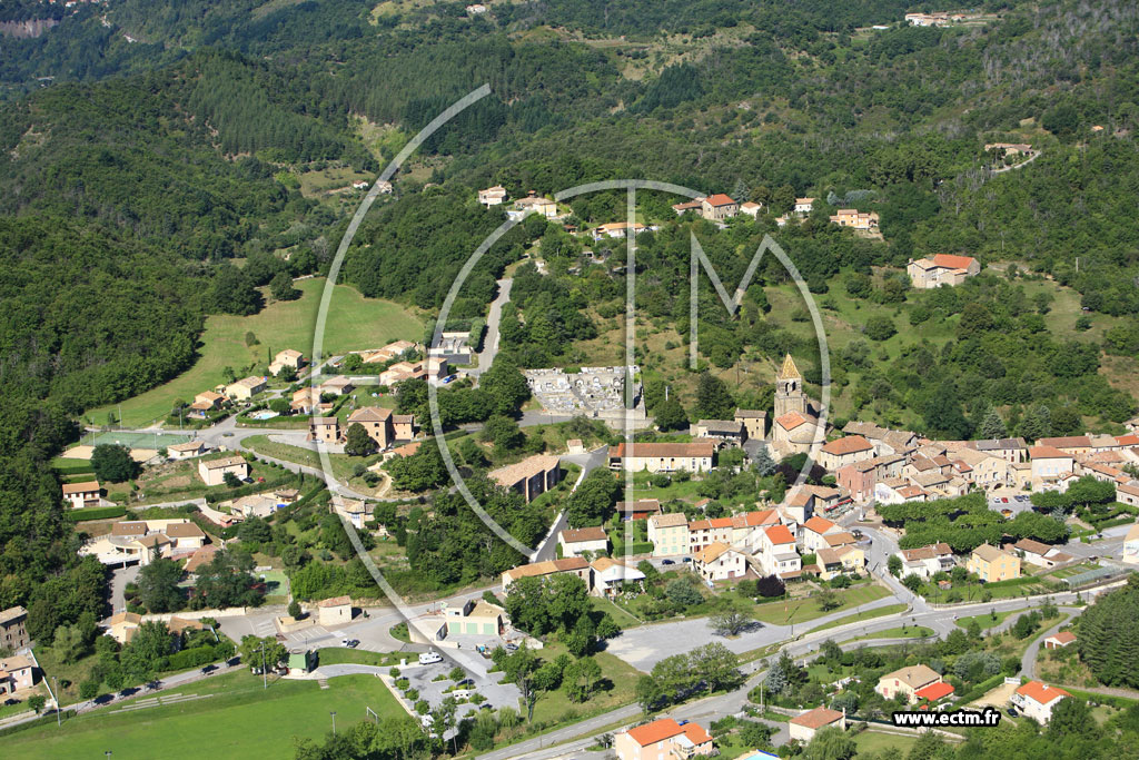 Photo arienne de Meyras