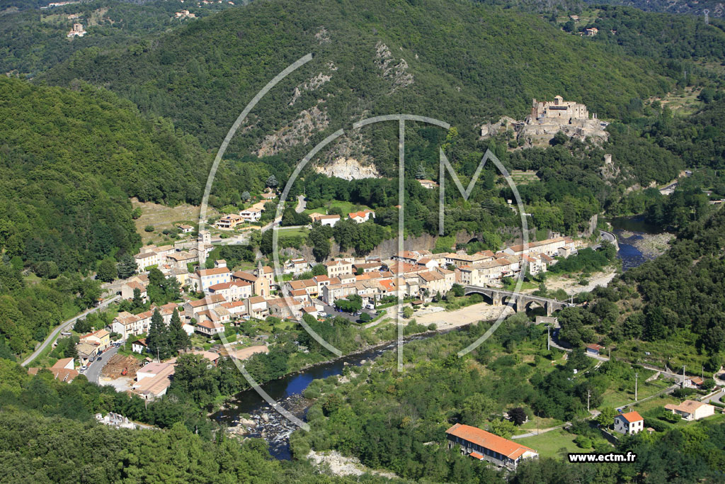 Photo arienne de Pont de Labeaume