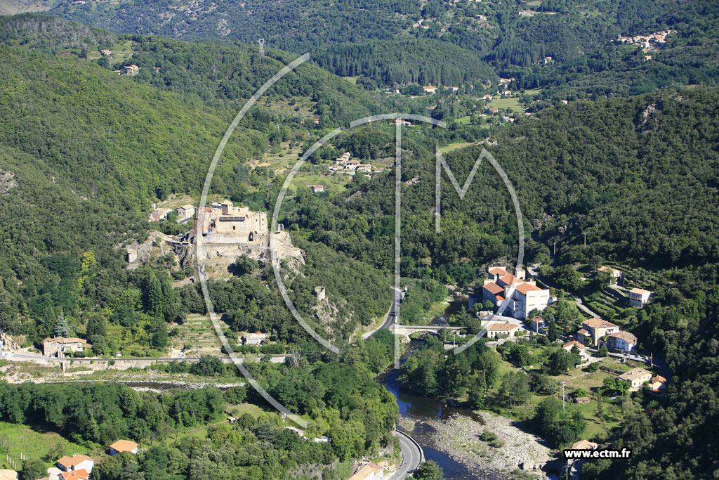 Photo arienne de Pont de Labeaume
