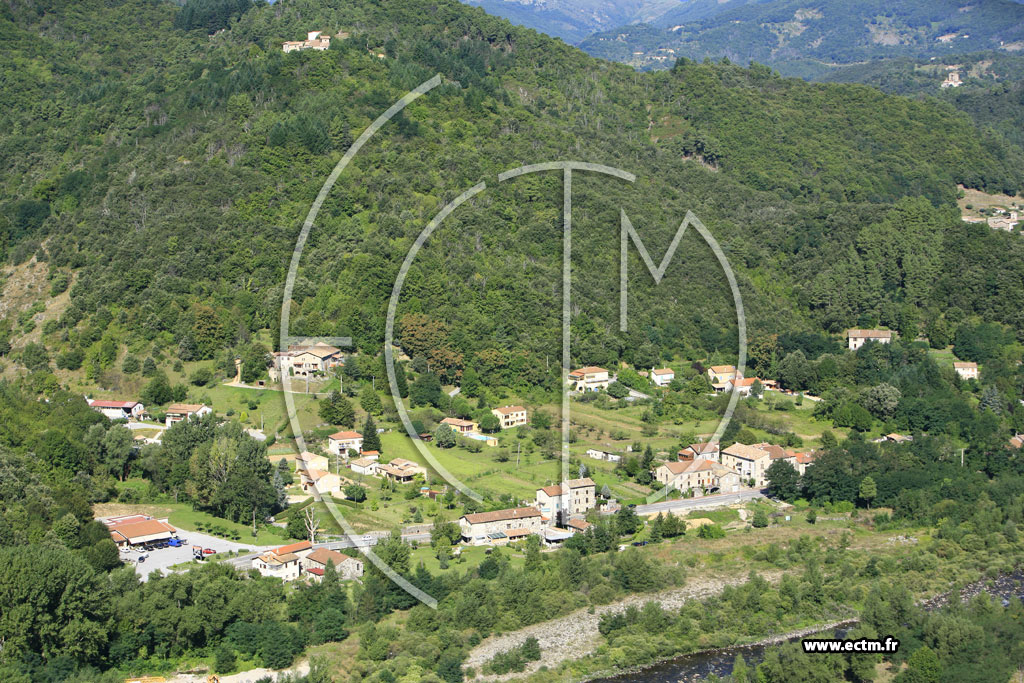 Photo arienne de Pont de Labeaume (Romegier)