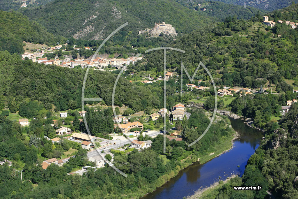 Photo arienne de Pont de Labeaume (Romegier)