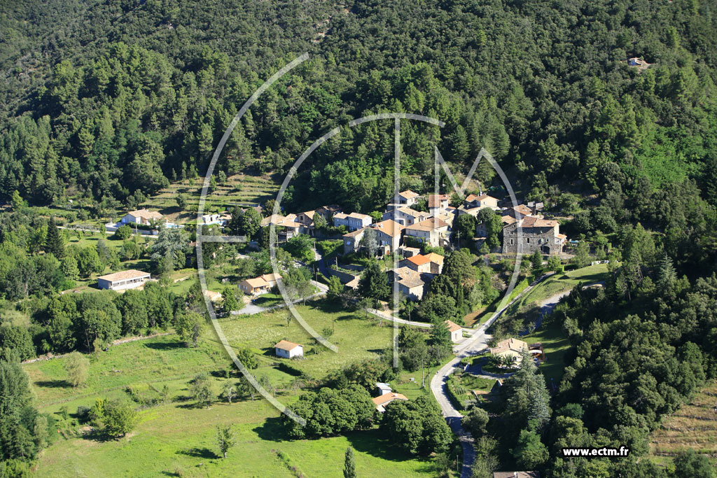 Photo arienne de Vals les Bains (les Issous)