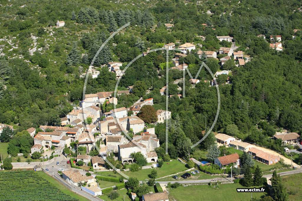 Photo arienne de Saint Alban Auriolles