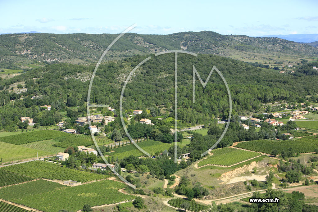 Photo arienne de Vallon Pont d'Arc