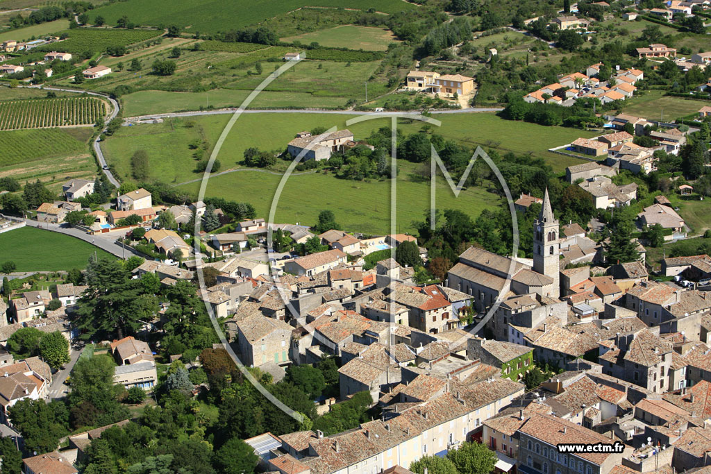 Photo arienne de Vallon Pont d'Arc