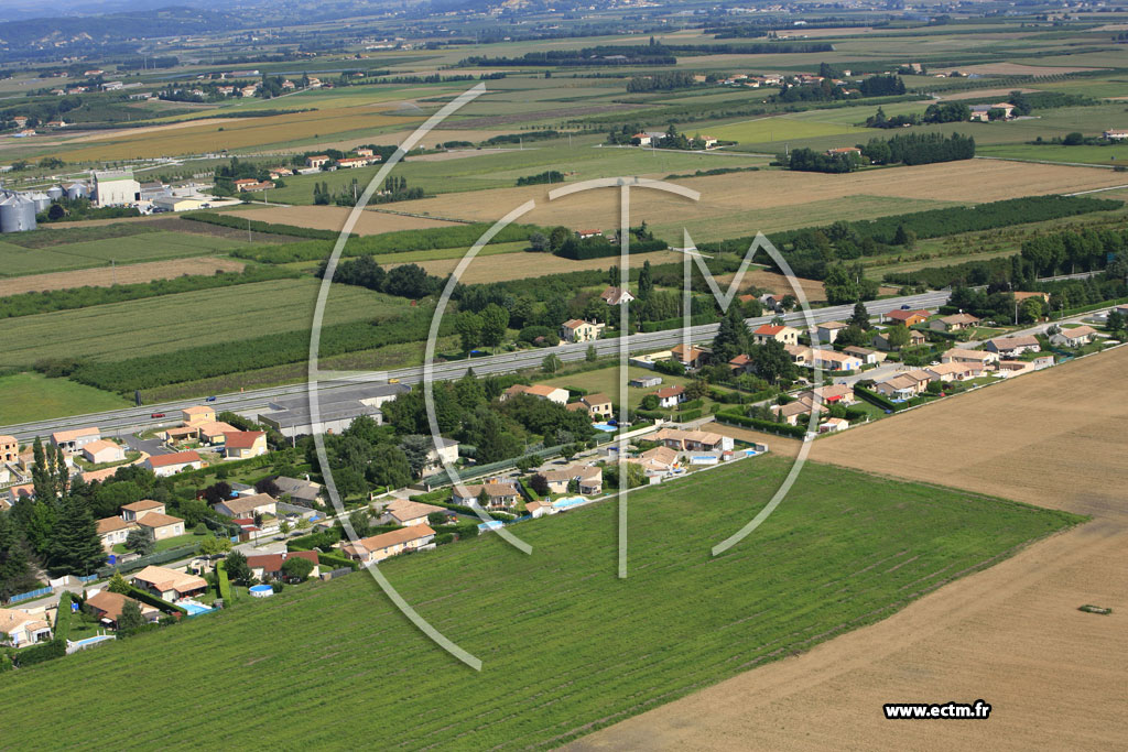 Photo arienne de Alixan (les Soubredioux)