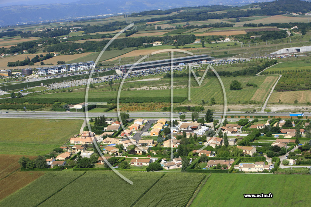 Photo arienne de Alixan (les Soubredioux)