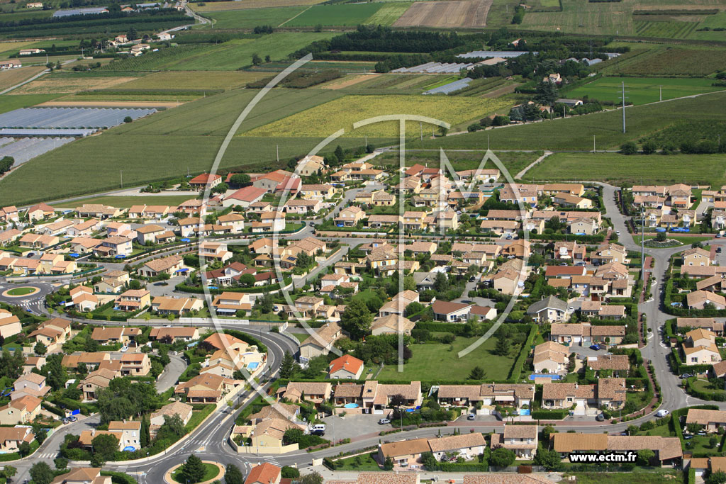 Photo arienne de Bourg les Valence