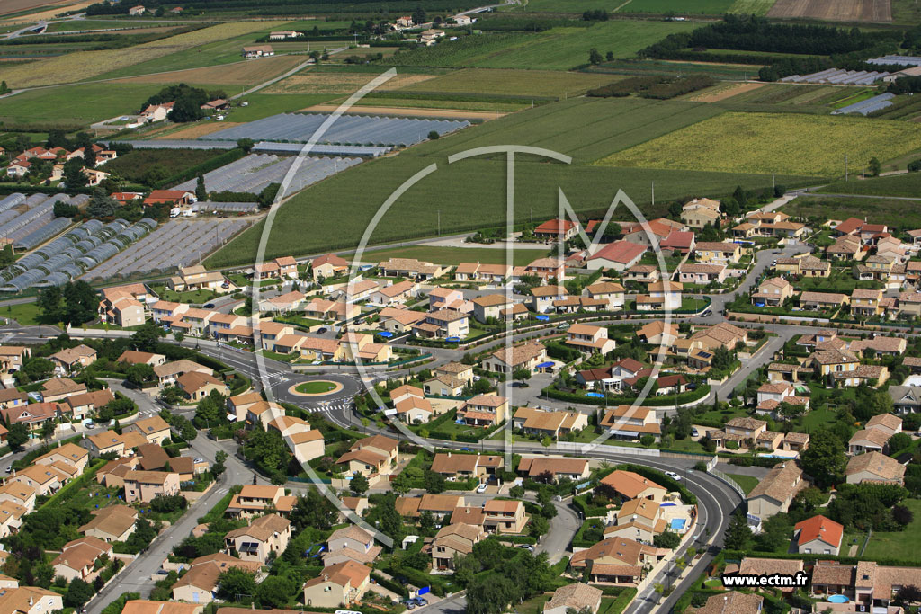 Photo arienne de Bourg les Valence