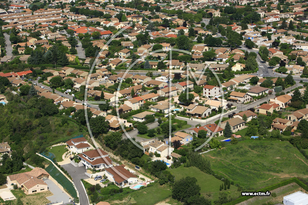 Photo arienne de Bourg les Valence