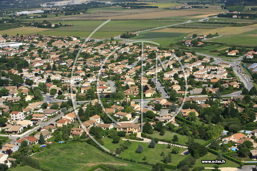 Photo arienne de Bourg les Valence
